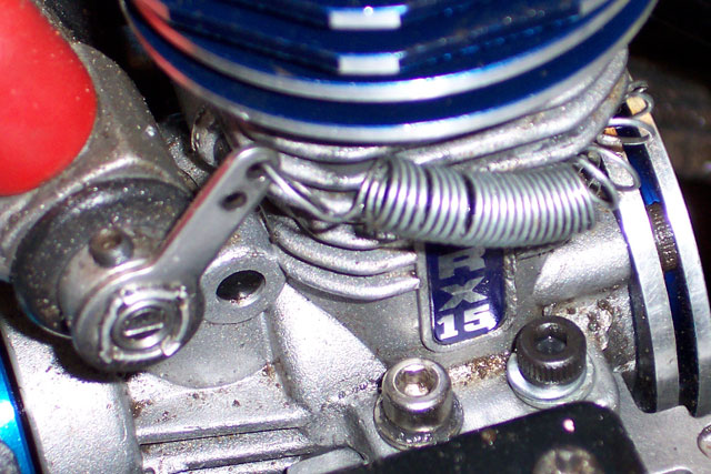 nitro throttle return spring
